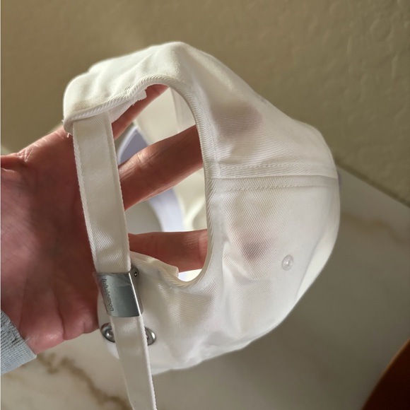 Lululemon Classic Ball Cap Tennis Club White Lavender Frost Meet You Courtside - Picture 3 of 5